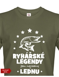 Obrázek hračky Tričko pro rybáře k narozeninám rybářské legendy