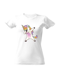 Obrázek hračky Tričko s potiskem unicorn dab -tričko dámske