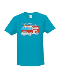 Obrázek hračky Tričko s potiskem hasičské auto pro kluky